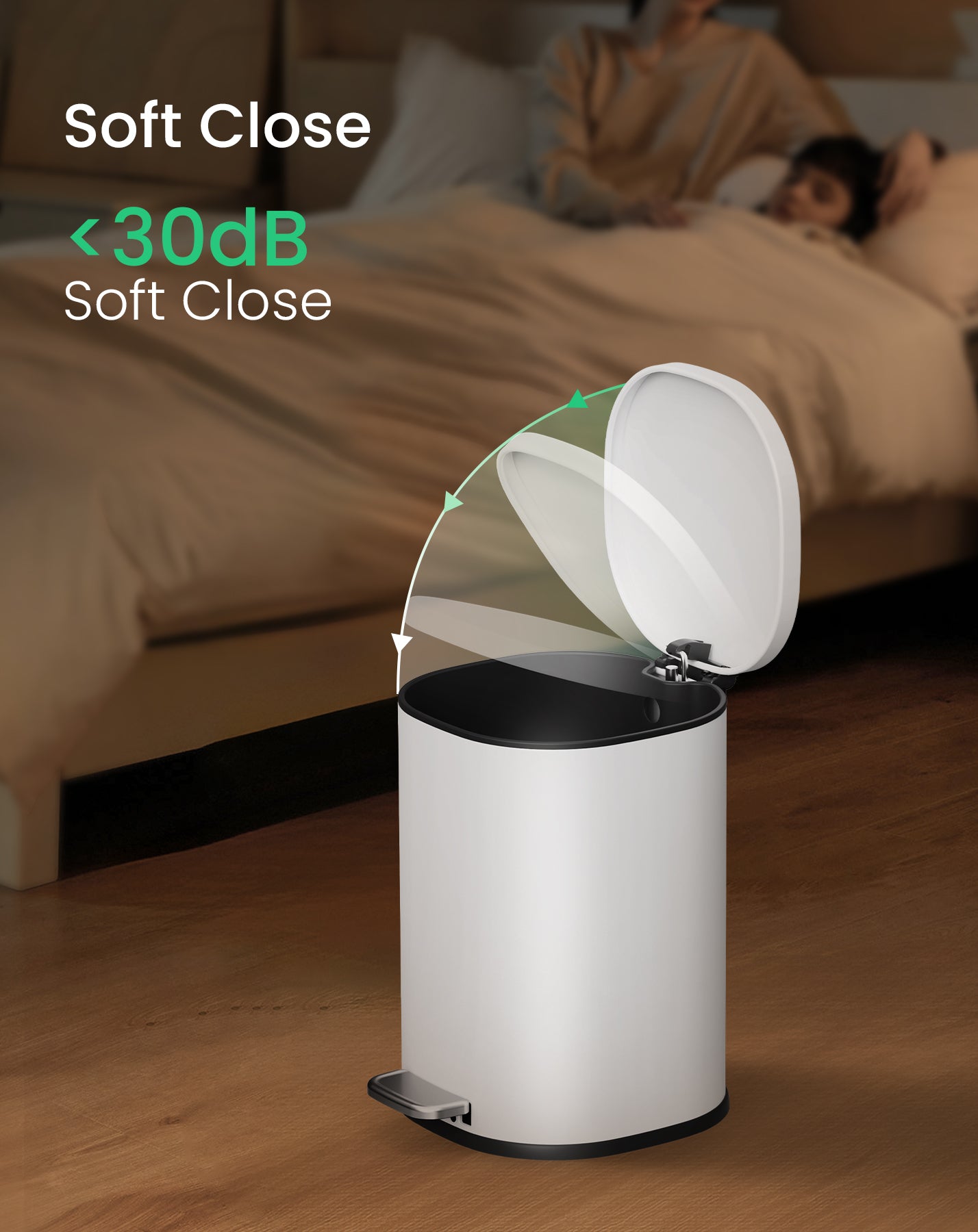 Cesun 6L Square Trash Can