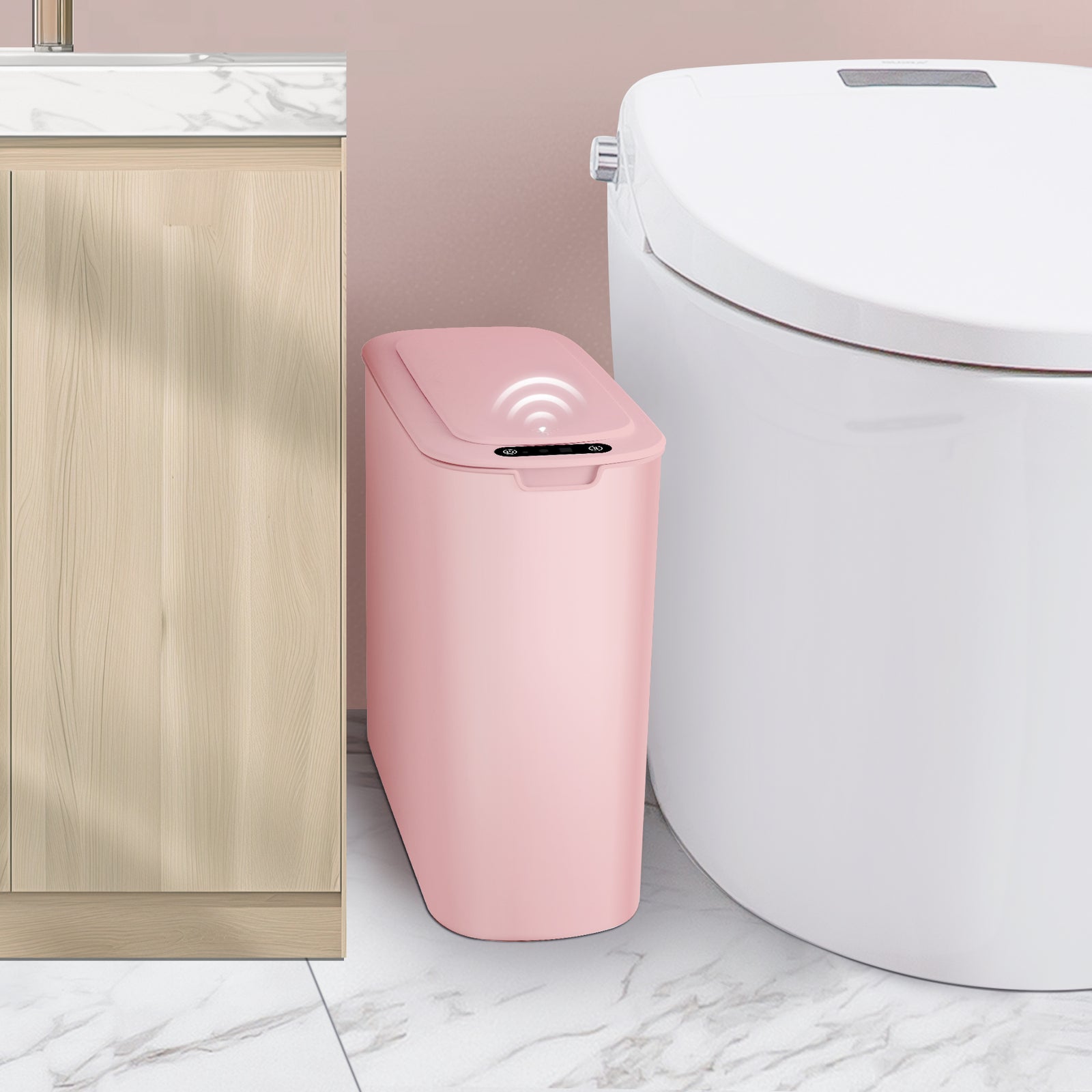 10l slim motion sensor trash can