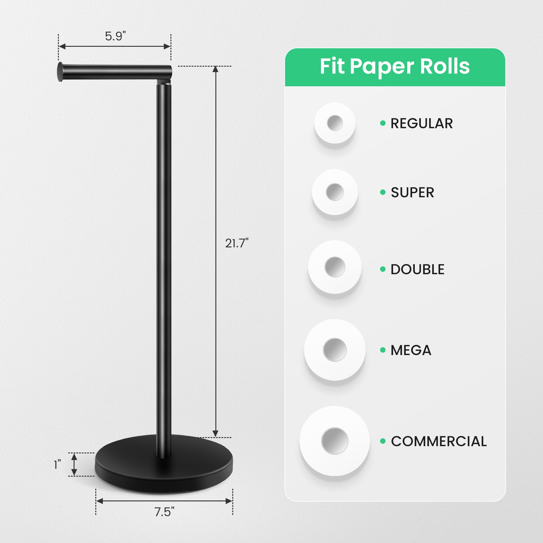 Freestanding Toilet Paper Holder