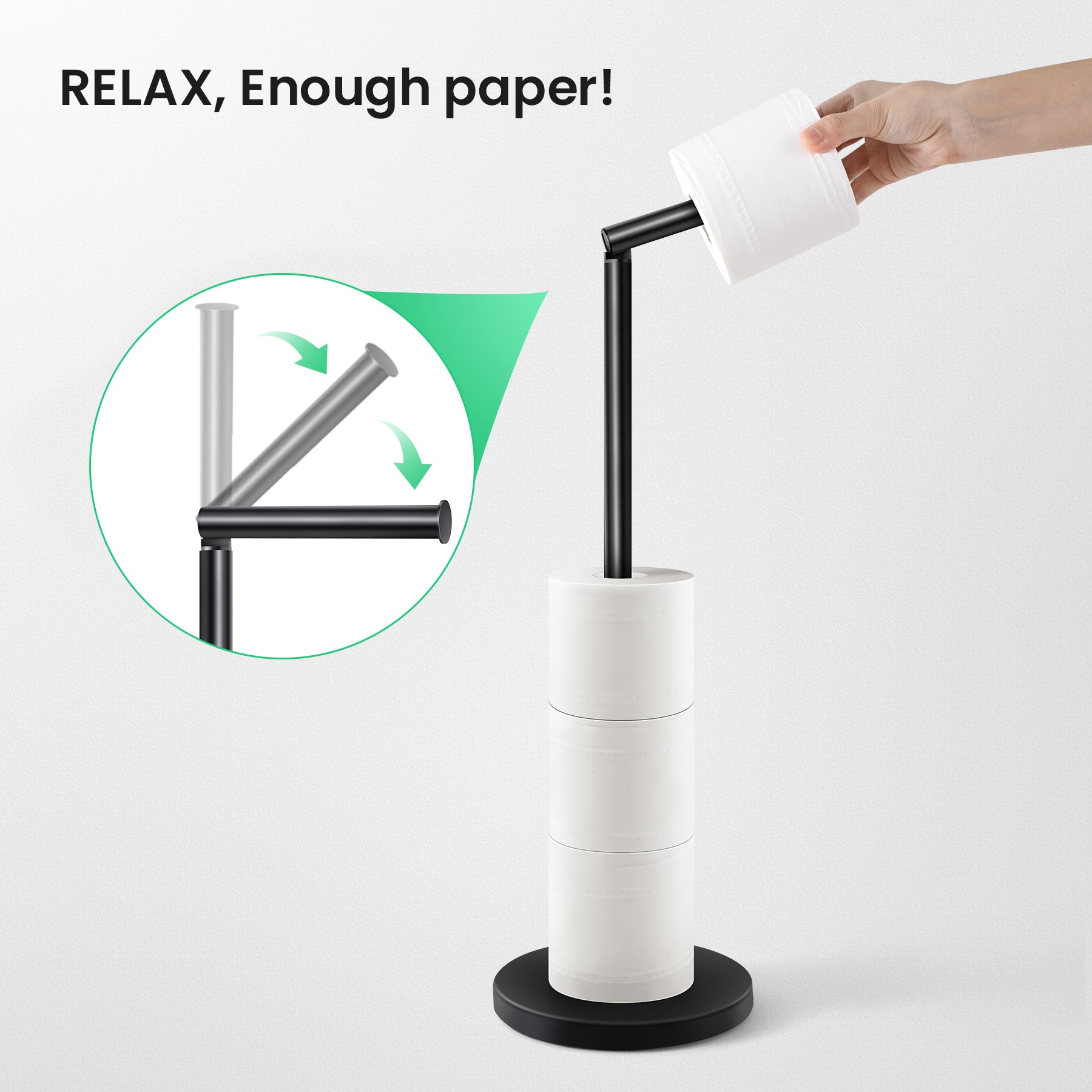 Freestanding Toilet Paper Holder