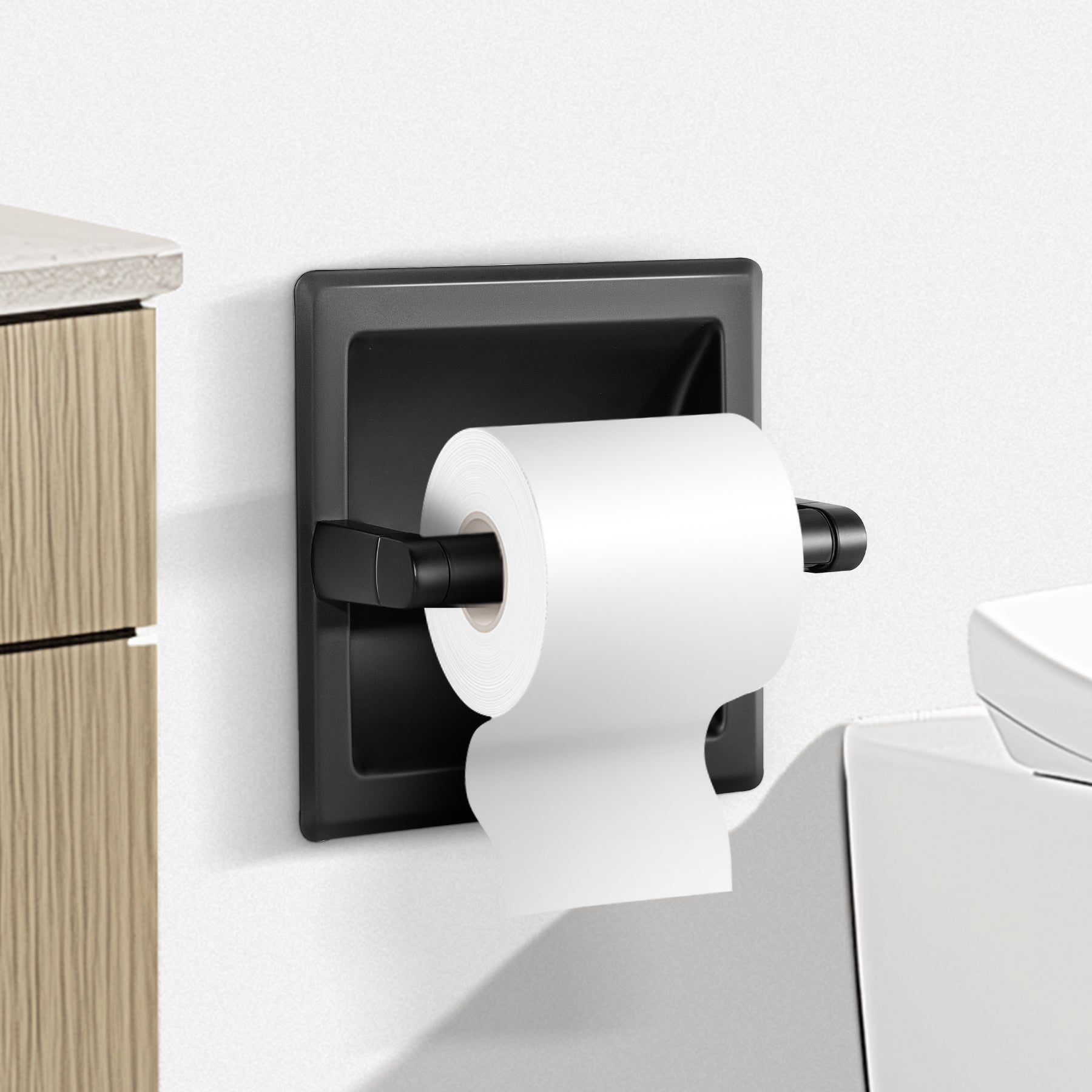 Recessed Toilet Paper Holder