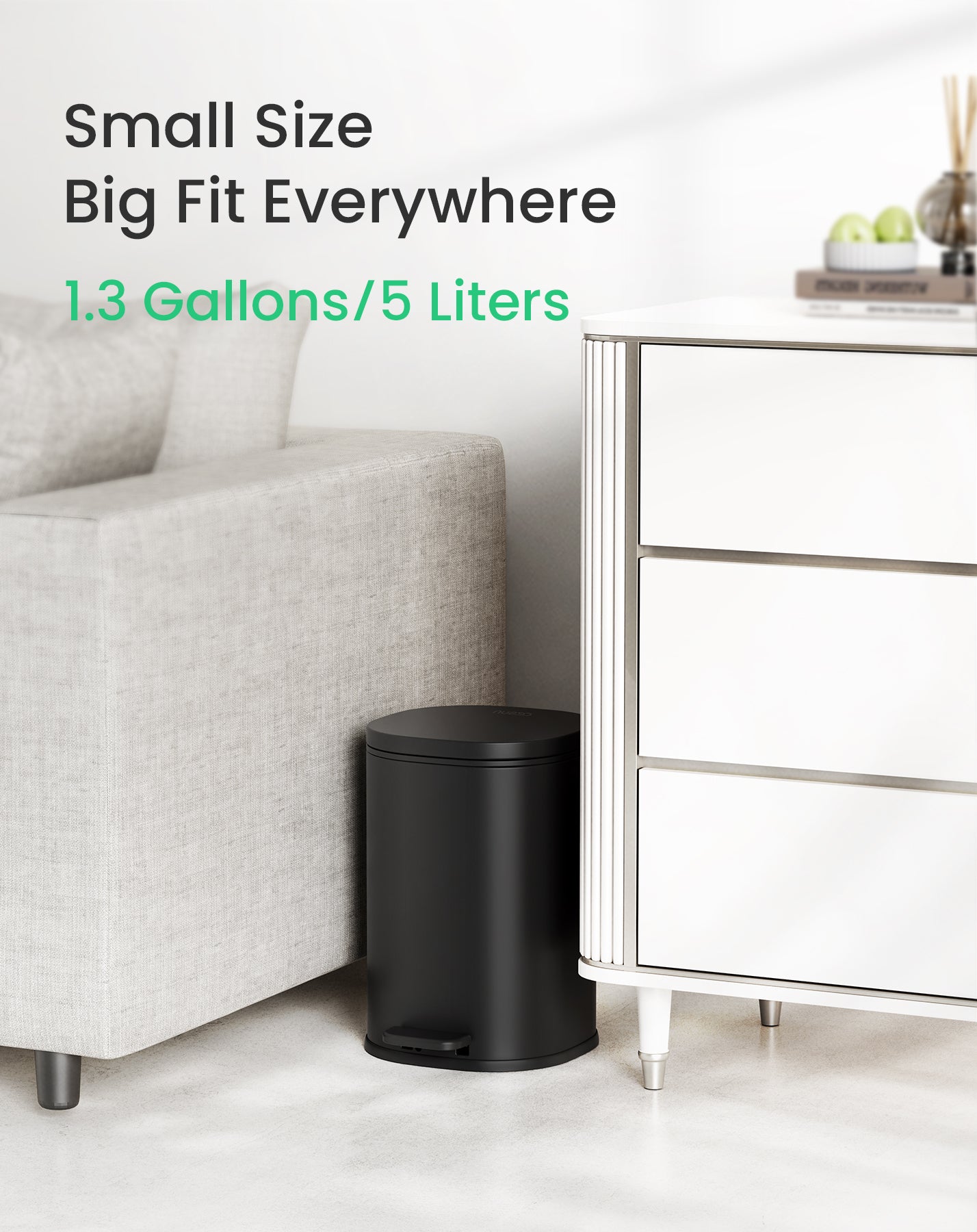 Cesun 6L Square Trash Can