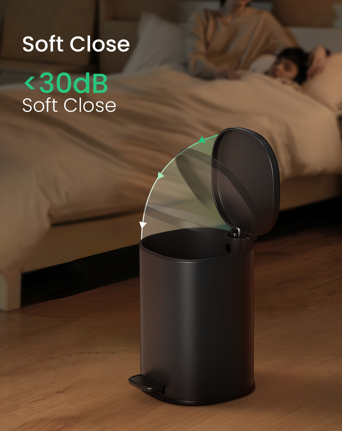 Cesun 6L Square Trash Can