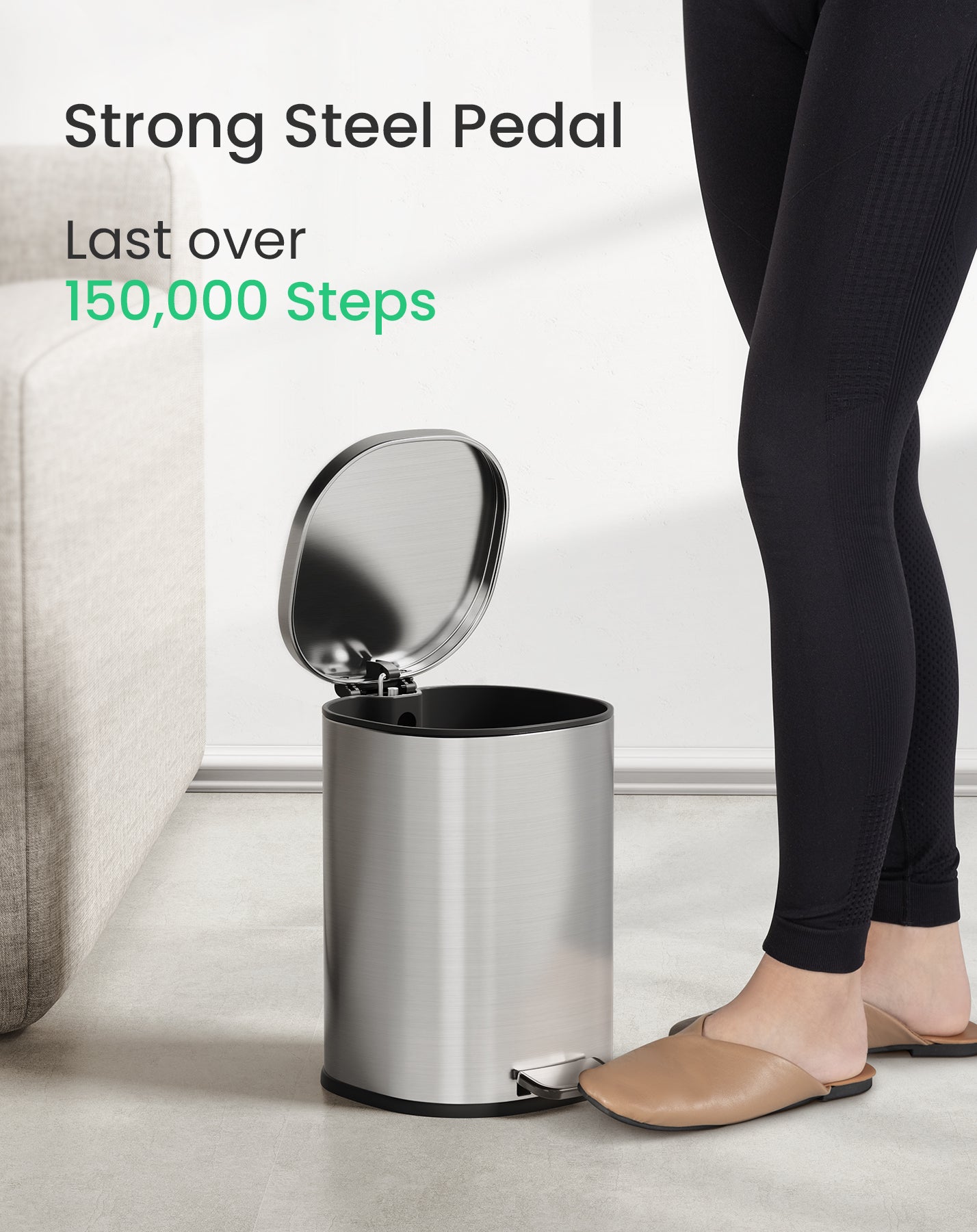 Cesun 6L Square Trash Can