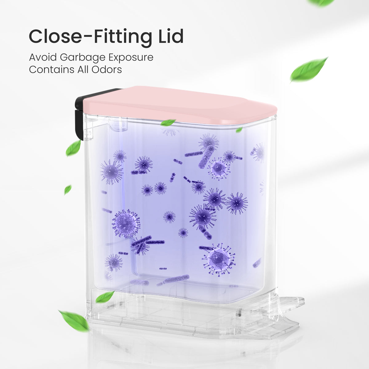 6l slim step can (pink edition)